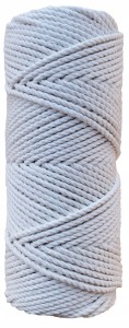 Sznurek Bawełniany Naturalny 100m 3mm 3PLY Makrama
