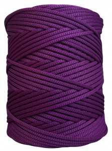 Sznurek Poliestrowy Płaski Śliwkowy Śliwka 3mm 200m