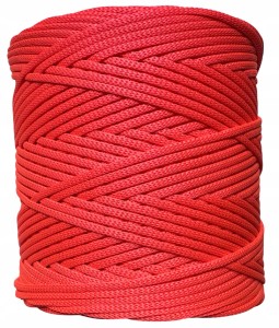 Sznurek Poliestrowy Płaski NEON Różowy 3mm 200m