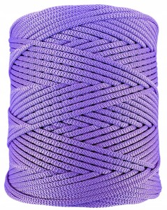 Sznurek Poliestrowy Płaski Lawendowy Lawenda 3mm 200m