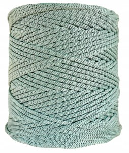 Sznurek Poliestrowy Płaski Mięta Miętowy 3mm 200m