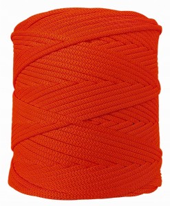 Sznurek Poliestrowy Płaski NEON pomarańczowy pomarańcz 3mm 200m