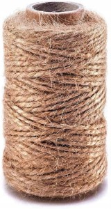 SZNUREK JUTOWY Pakowy NATURALNY Ozdobny 1mm 100m