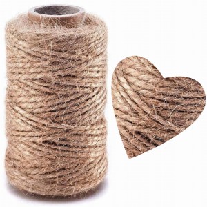 SZNUREK JUTOWY Pakowy NATURALNY Ozdobny 2mm 50m