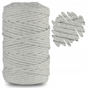 Sznurek z Rdzeniem Bawełnianym J. Szary 5mm 100m
