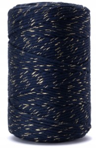 Sznurek Bawełniany ZŁOTA NITKA 3mm 100m Atrament