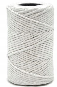 Sznurek Bawełniany Skręcany do Makramy 60m 2mm