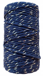 Sznurek bawełniany makrama ZŁOTA NITKA 2mm Granat