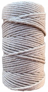Sznurek bawełniany do makramy capuccino 60m 2mm