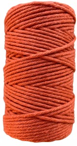 Sznurek bawełniany do makramy Rudy 60m 2mm
