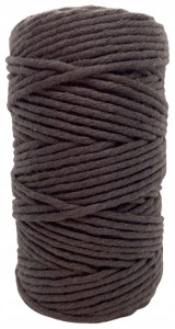 Sznurek bawełniany do makramy brązowy 60m 2mm