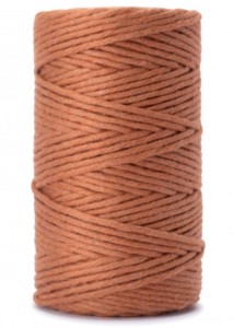 Sznurek Bawełniany do Makramy Cynamonowy 2mm 60m