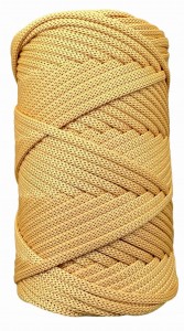 Sznurek Poliestrowy Płaski Musztardowy Musztarda 5mm 100m
