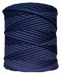 Sznurek Poliestrowy Płaski Granatowy 3mm 200m