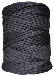 Sznurek Poliestrowy Płaski Czarny 3mm 200m