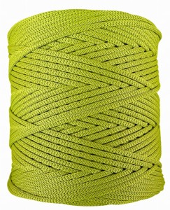 Sznurek Poliestrowy Płaski Jasna Limonka 3mm 200m