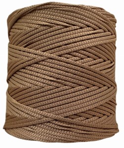 Sznurek Poliestrowy Płaski Karmelowy Karmel 3mm 200m