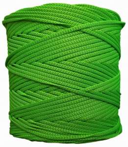 Sznurek Poliestrowy Płaski NEON zielony 3mm 200m